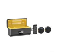 Microphone sans fil compatible avec Dji Action 5 Pro/4/3/2, Pocket 3, et Osmo 360, capture audio claire avec technologie avancée pour un enregistrement vidéo professionnel