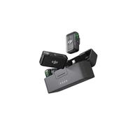 Microphone sans fil DJI Mic 2 (2 TX + 1 RX) - Double émetteur, enregistrement 32-bit float, portée 160 m, Noir