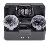 Microphone sans fil Dji Mic Mini 2 Bluetooth 2 TX + 1 RX Blanc + Etui de chargement Noir Cache avant magnétique multicolore DJI Mic Mini 2