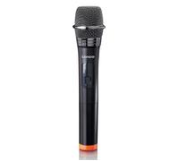 Microphone sans fil - Lenco - MCW-011 - Récepteur 6,3 mm - Directivité cardioïde - 15 mètres de portée