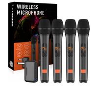 Microphone Sans Fil M23-4 Uhf,Enregistrement Universel,Karaoké,Avec Récepteur De Batterie Au Lithium,Pour Fête,Église,Haut-Parleur.M23-4.