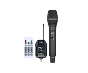 Microphone Sans Fil Monocanal à Fréquence Fixe, Idéal pour les Fêtes, le Karaoké, les Spectacles Professionnels, les Églises et les Réunions