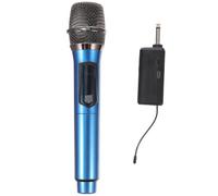 Microphone sans Fil Portatif pour Karaoké, Réception Longue Distance, | Liaison sans Fil, du Bruit, Usage Maison et Chant Extérieur, Boîtier en Plastique