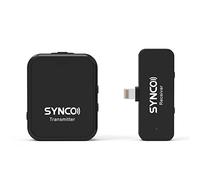 Microphone sans fil pour téléphone, HUIOP Système de microphone sans fil G1L 2.4G avec émetteur à clip et mini récepteur Portée de transmission 150M Batterie intégrée pour Vlog mobile Streaming en