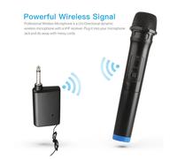 Microphone sans fil professionnel portatif, stabilité du signal UHF inégalée pour une communication sans faille lors de mariages, réunions et