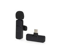 Nedis Micro-cravate MICW110BK – sans fil USB-C femelle, bouton marche/arrêt, pour smartphone/PC