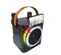 Microphone sans fil S882,karaoké de style familial,karaoké haute puissance,haut-parleur Bluetooth,son surround stéréo portable 360 #B