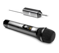Microphone sans fil TONOR TW620 UHF métal rechargeable cardioïde 60m