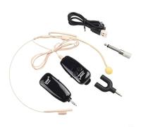 Microphone sans fil UHF avec casque et fonction portative pour une utilisation