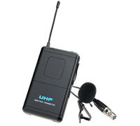 Microphone Sans Fil UHF Micro Lavalier Cravate Emetteur Bodypack Portable 828Hz