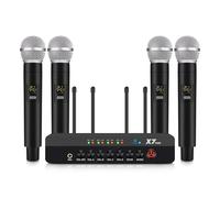 Microphone Sans Fil X7, Système De Karaoké 5.0, Bluetooth, Réverbération, Interface Fibre Optique Et Entrée Coaxiale For Karaoké Dans Les Églises(With 4 Mic)