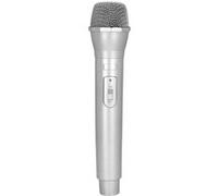 microphone scène 23.5cm argent - boland 30846 Gris G