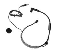 Microphone Serre-tête, Casque de Fitness élégant, Blocage du Bruit, Structure Hydrophobe, Résistant à la Transpiration, Omnidirectionnel avec Pare-Brise pour PGA31 pour SM31 (Gray)