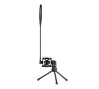 Microphone Shock Mount and Windscreen with Height Adjustable Tripod for Recorded Speech Singing Widely Use
