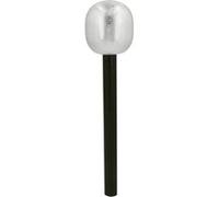 microphone showbiz plastique 20cm argent - boland 30849 Gris G