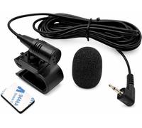 Microphone stéréo de voiture de 2,5 mm compatible avec Pioneer AVIC Series - Micro externe pour tableau de bord pour AVIC-5000NEX AVIC-5201NEX AVIC-F7010BT AVIC-Z3 AVIC-F90BT AVIC-X950BH AVIC-X930BT