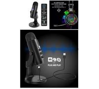 Microphone Streaming Music Gaming ASMR CARDÏODE Podcasting Voix-off et instruments de musique + Casque PRO H10 SWITCH PC XBOX