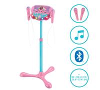 Lexibook, Gabby et la Maison Magique, Enceinte Bluetooth Lumineuse sur Pied pour Enfant, Jeu Musical, Hauteur Ajustable, Effets Lumineux, 2 Microphones Inclus