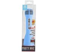 Microphone tout en un Bluetooth BigBen avec effets sons et lumières Bleu Bleu G