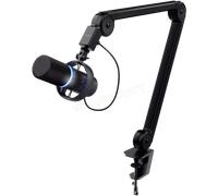 Trust Microphone GXT 255+ Onyx – Cardioïde USB, Filtre anti-pop, Perche articulée – Noir