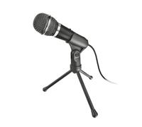 Microphone Trust Starzz - Bouton Mute - Trépied - Jack 3,5 mm - Câble 2,5 m