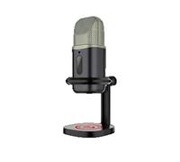 Microphone USB-C Redragon GM305 Echowave - Cardioïdal et Omnidirectionnel - Noir