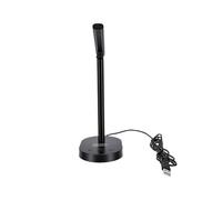 Microphone USB de Bureau avec Prise de Son Omnidirectionnelle à 360°, Suppression du Bruit pour Conférences Téléphoniques, Cours en Ligne 13 X 8,9 X 21 Cm