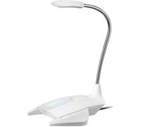Mars Gaming Microphone gaming USB MMICW – RGB, mute, flexible, Plug & Play – Blanc