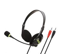 Microphone USB Headset with HD Microphone for PC Multi-Key Control 3.5mm Call Center Wired Headphones HD Microphone (Color : 3.5MM Size : One Size)