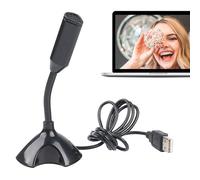 Microphone USB, Podcast et Streaming, appareil de studio avec support et filtre audio pour KTV, enregistrement vocal, métal de qualité supérieure et ABS avec ordinateur de bureau