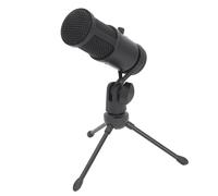 Microphone USB Statique à condensateur cardioïde Super directionnel pour | Réduction de bruit bouton long, contrôle volume molette, Plug and Play USB, haute qualité son 192KHz 24Bit, capteur