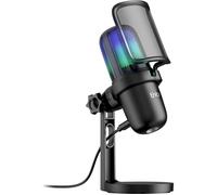 Microphone USB - T'NB - Sur pied - Illumination RVB - Compatible avec systèmes d'exploitation - Design moderne