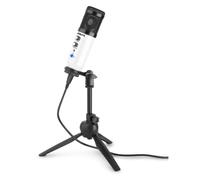 Microphone USB - VONYX - CM320B - Blanc - Gain réglable - Echo réglable - Trépied inclus