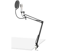 Microphone USB - VONYX - CMS320S - Bras articulé réglable - Filtre anti-pop - Haute qualité d'enregistrement