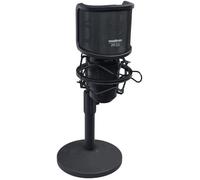 Woodbrass Microphone USB Bird UM1 – Cardioïde à condensateur – Pack Podcast Noir