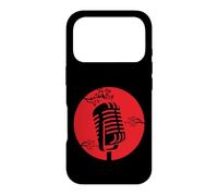 Microphone Vintage Cherry Blossom Retro Musique Coque pour iPhone 17 Pro