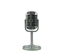 Microphone Vocal dynamique classique rétro (pas un vrai Microphone), microphone de Style Vintage, support universel, modèle de simulation