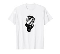 Microphone Vocal Dynamique rétro T-Shirt Graphique avec Valeur