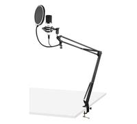 VONYX CMS300W - Microphone Streaming avec Bras Articulé - Blanc, Micro Professionnel avec Filtre Anti-Pop, Idéal pour Gaming, Streaming ou pour Réaliser du Contenu Youtube et Twitch