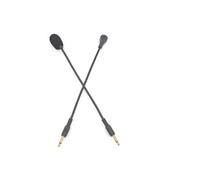 Microphone ZJ033MR-03 17cm Mono 3.5mm prise droit Noir Doré