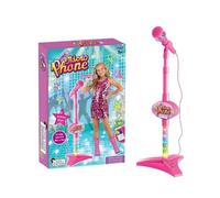 Microphones pour pour Chanter - Microphone De Karaoké sur Pied Réglable, Jouet Musical Lumineux | Lumières De Scène Clignotantes, Microphone À Effets Musicaux pour Garçons Et Filles, Jeu Éduca