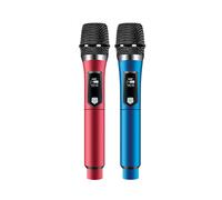 Microphones sans fil DSP 192KHz Pro pour Ampli/Enceinte Écran LED Portée 50m