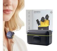 Microphones sans fil - Machine d'enregistrement magnétique, microphone à revers avec suppression intelligente du bruit avec écran LED pour diffusion en direct, entretiens, présentations, conférences