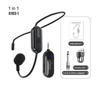 Microphones sans fil portés au sauna,petite équation,haut-parleur pour enseignant,audio,puzzles,écouteurs,DSP,fuchsia omnidie,fitness,2.4G Casque sans fil microphone sans fil - Type 3.5mm