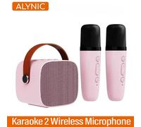 Microphones sans fil pour touristes,machine de karaoké portable,système HomeKTV DSP,haut-parleur Bluetooth,stéréo HIFI,surround pour enfants,cadeau de fête-A