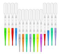 Micropipette, Lot de 20 pipettes Pasteur jetables 1 ml, 3, 5, 10, avec échelle, fournitures laboratoire(1ml)