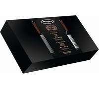 Microplane 36089 Master Serie Set cadeau Zesteur & très gros, Manche en bois de noyer, argent/brun (1 pièce)