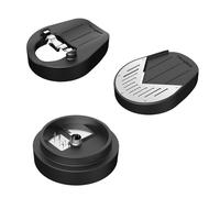 Microplane Gourmet Jar Top Collection 3 pièces, coupe-légumes en spirale, éplucheur de maïs, trancheuse à légumes, couvercles de bocaux en acier inoxydable, hachoir à légumes compatible avec les