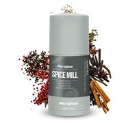 Microplane Moulin à Épices 2en1 - Vert Sauge Moulin Manuel avec Lame en Acier
