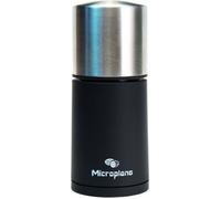 Microplane Moulin à épices Inox 12 cm Noir - 2 en 1 râpe et réservoir